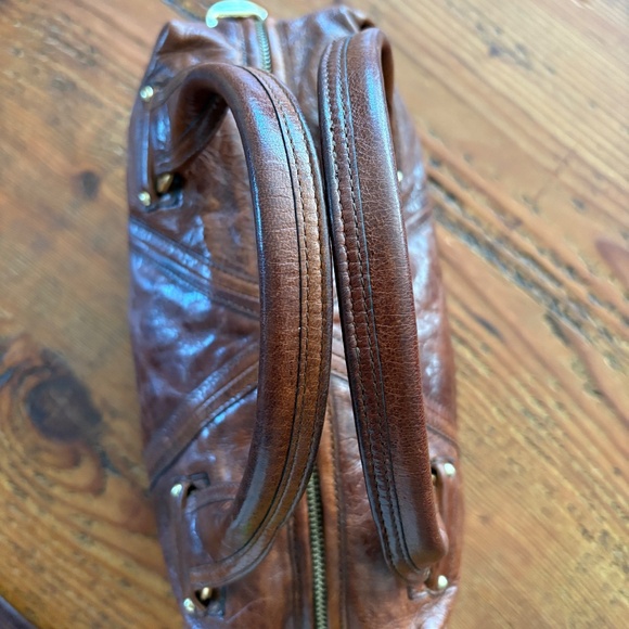 Kooba Hadley Brown Satchel Purse Y2K - Picture 10 of 16